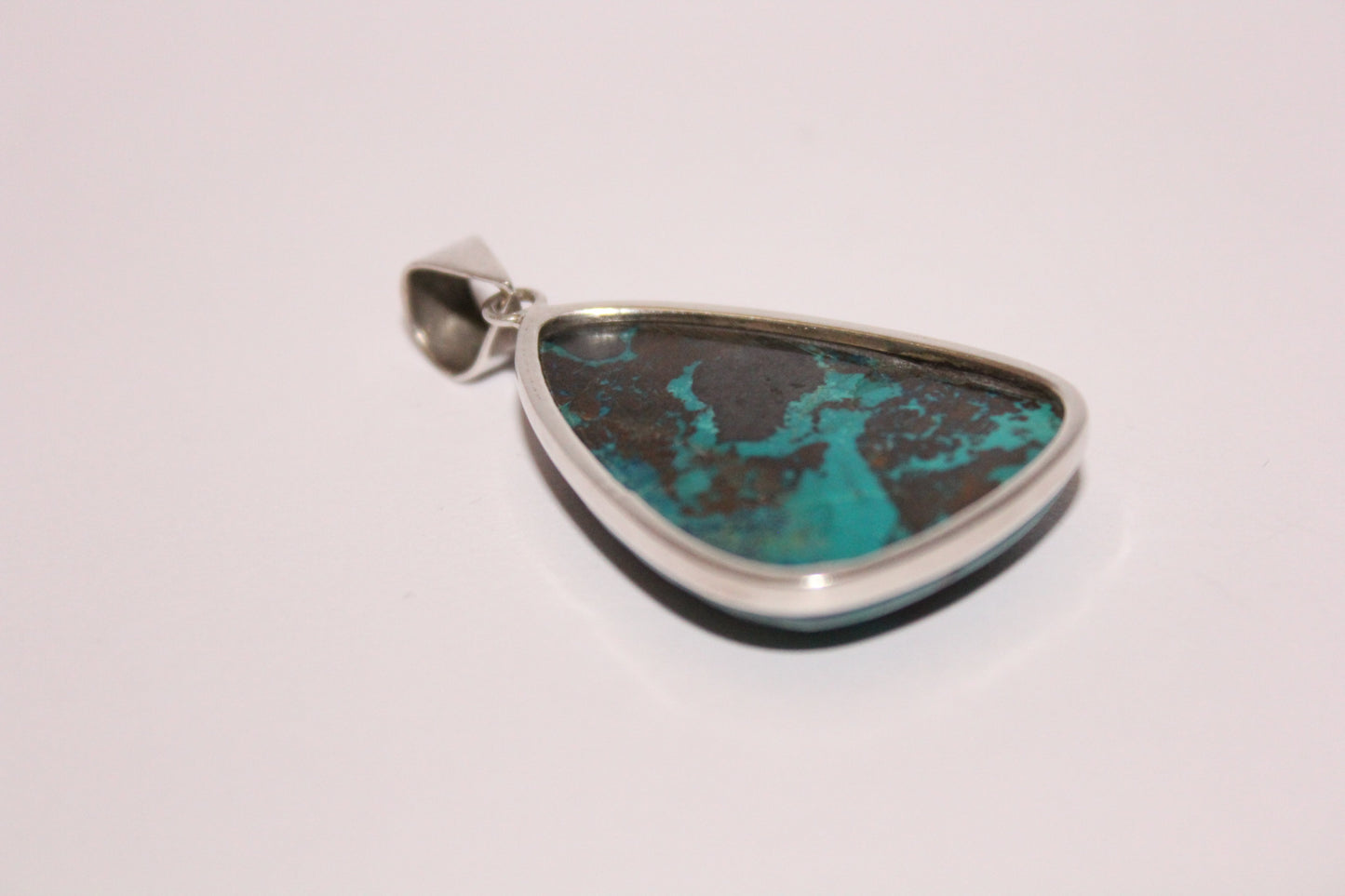 Pendant - Azurite with Malachite - lge