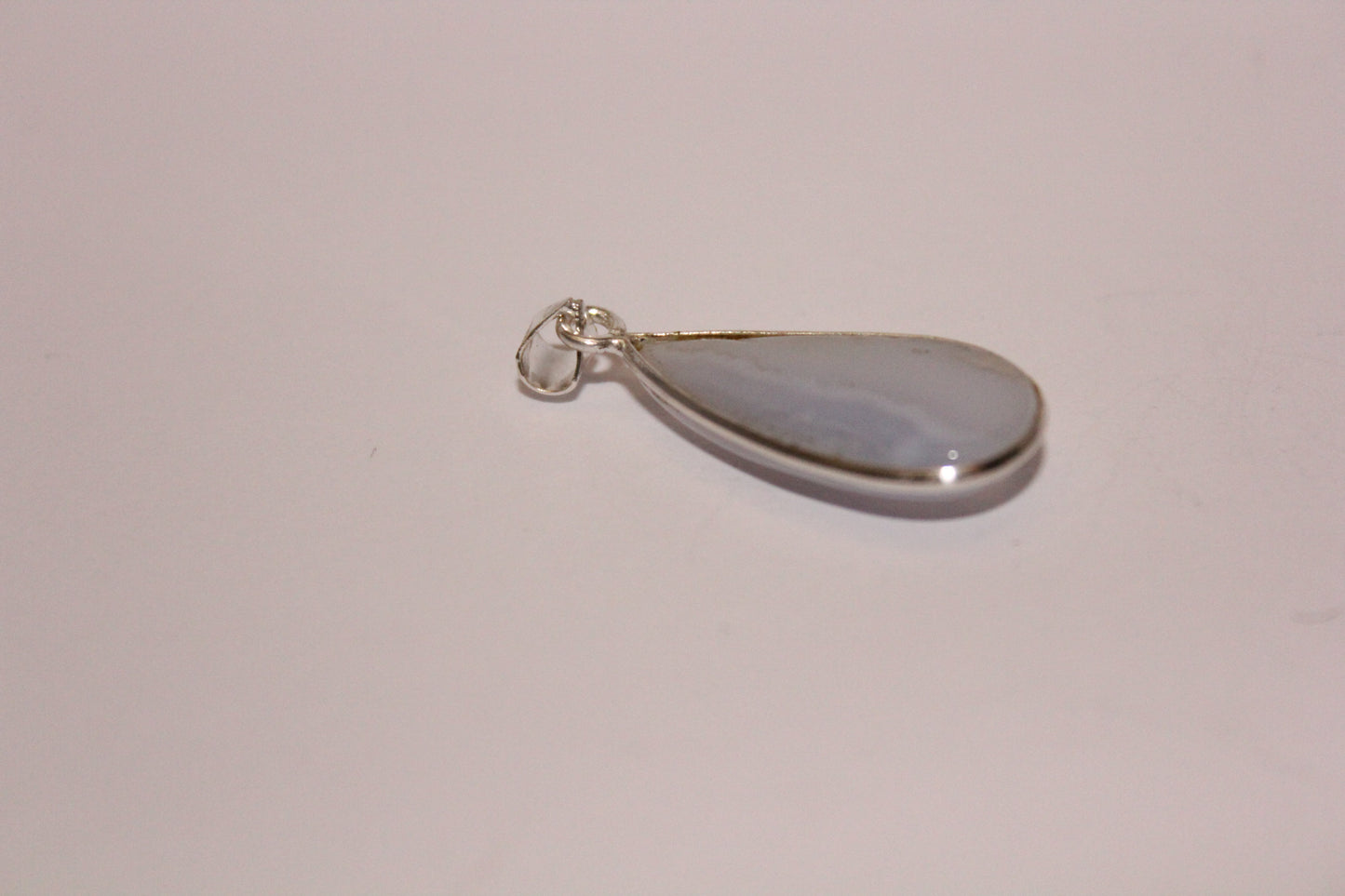 Pendant - Blue Lace Agate - sml