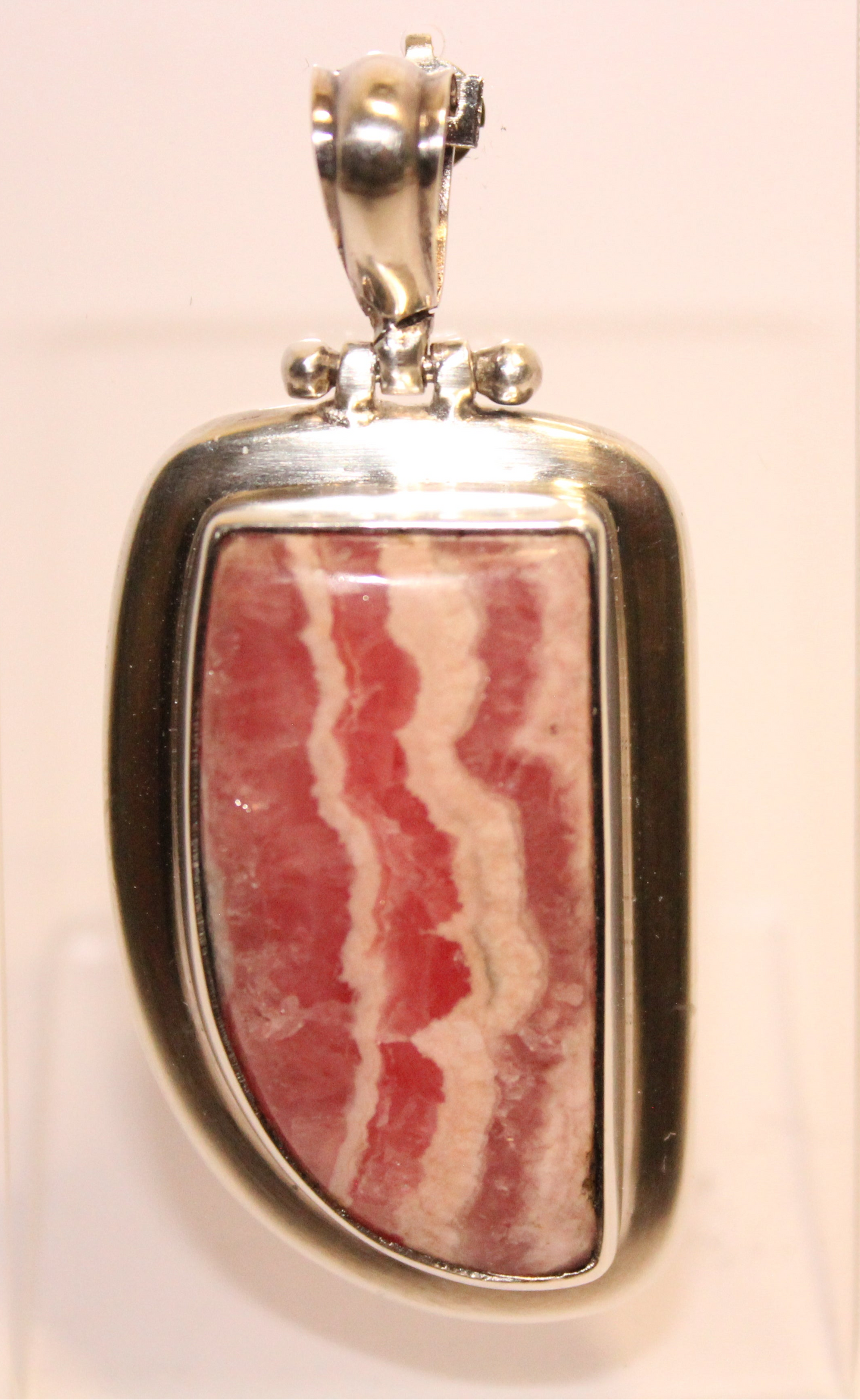 Pendant - Rhodochrosite - lge