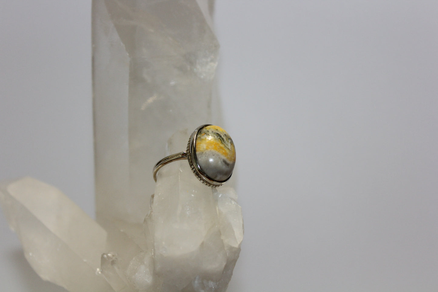 Ring - Bumble Bee Jasper - size - 8