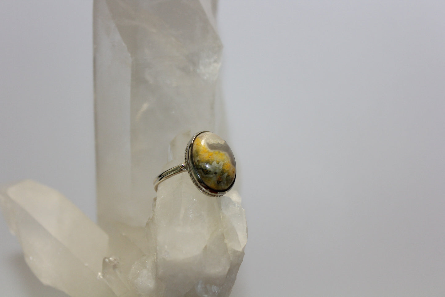 Ring - Bumble Bee Jasper - size - 9