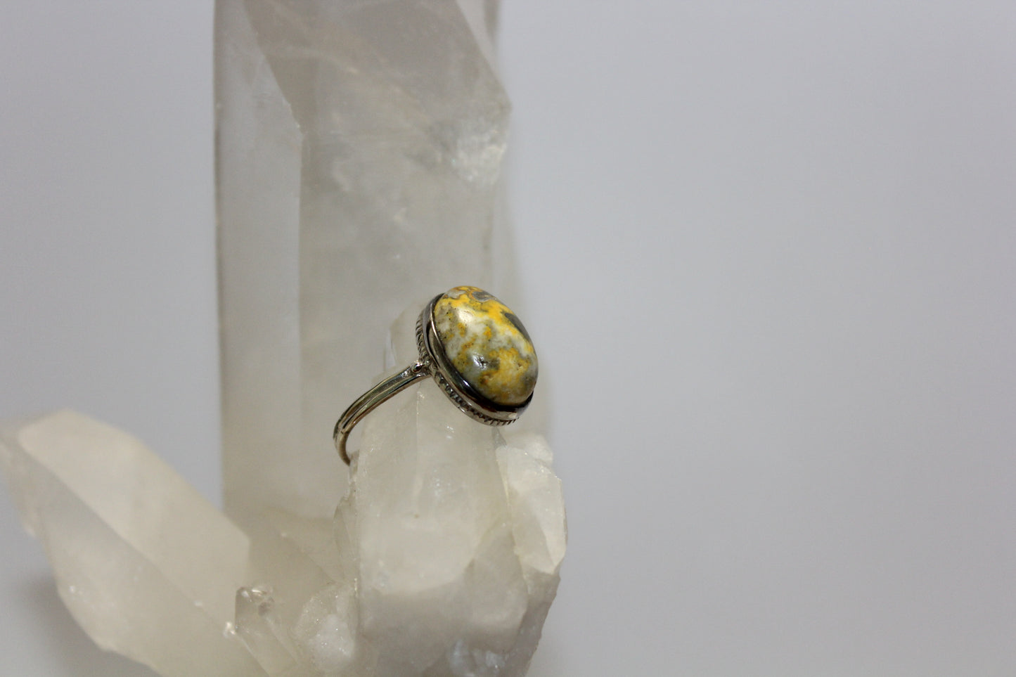 Ring - Bumble Bee Jasper - size - 10