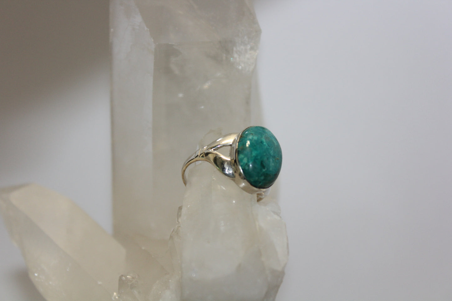 Ring - Chrysocolla - size - 9