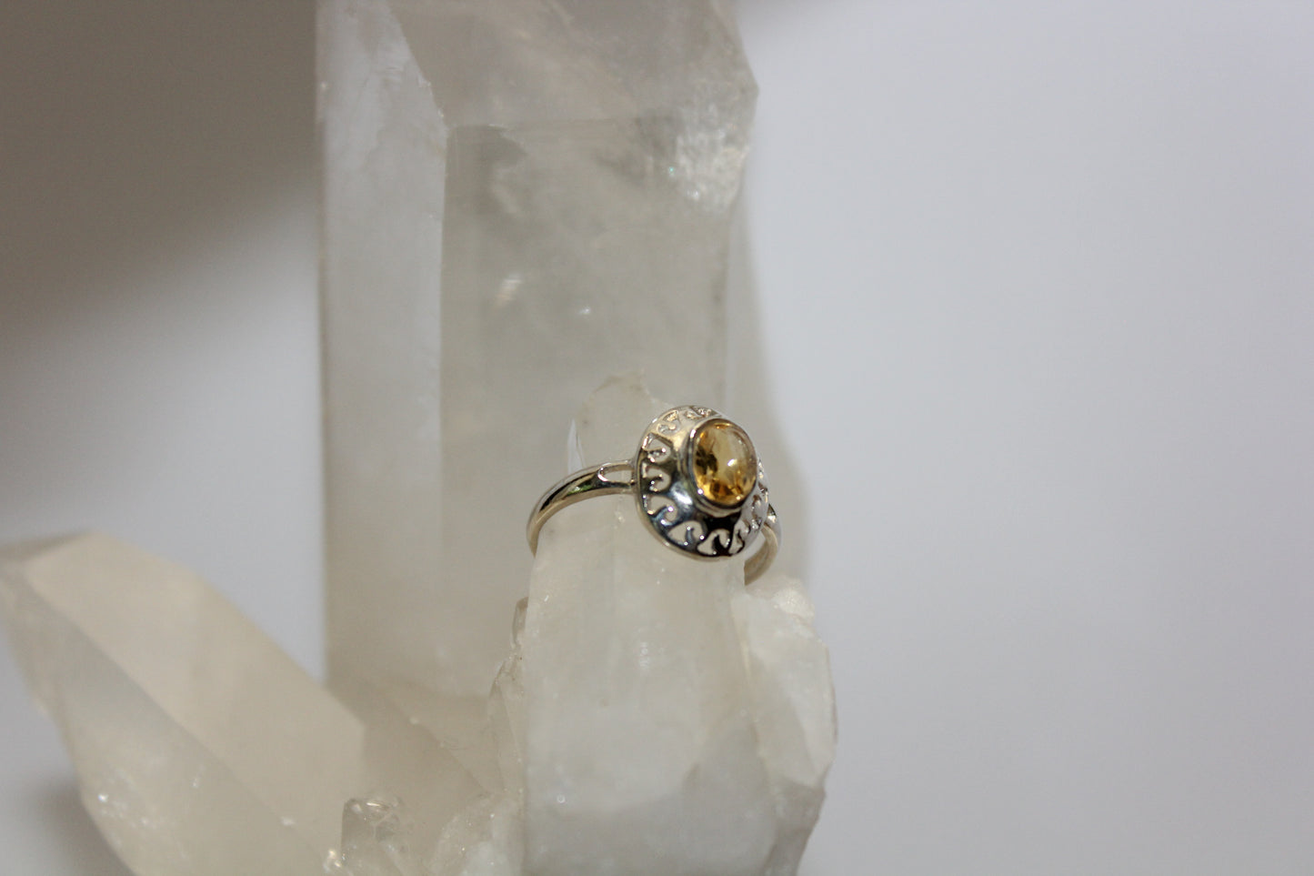 Ring - Citrine - size - 8