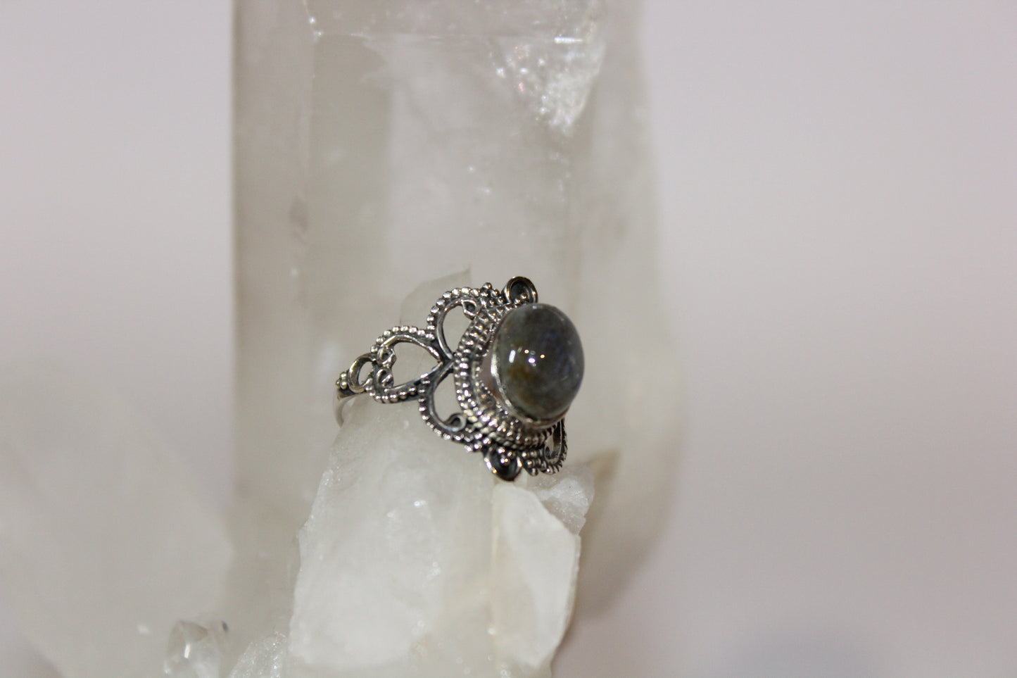 Ring - Labradorite - size - 8