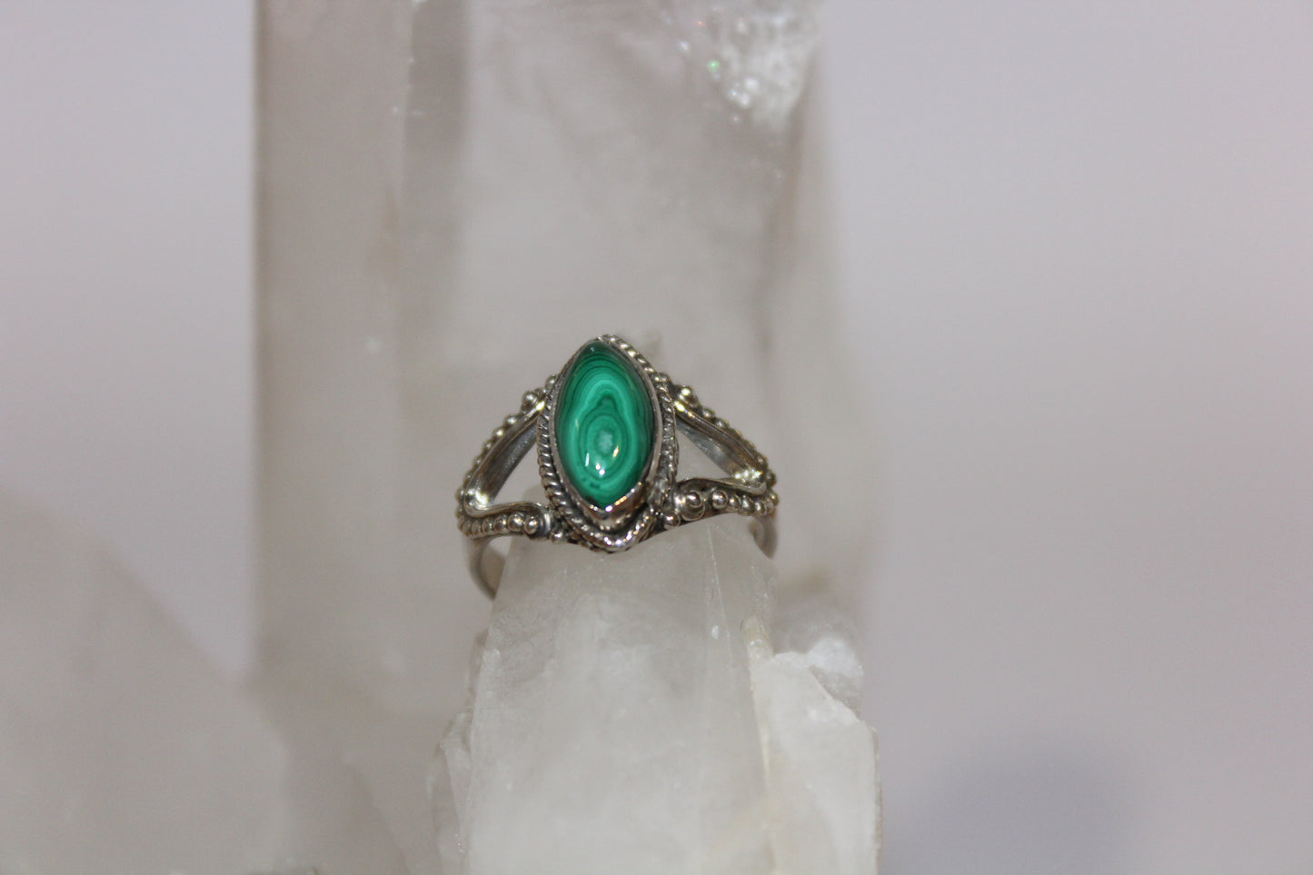 Ring - Malachite - size - 7