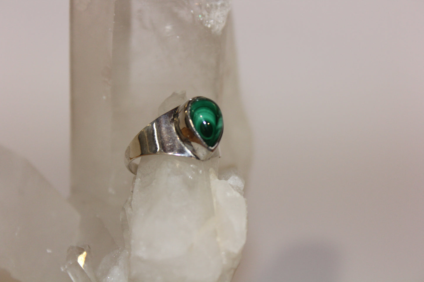 Ring - Malachite - size - 9