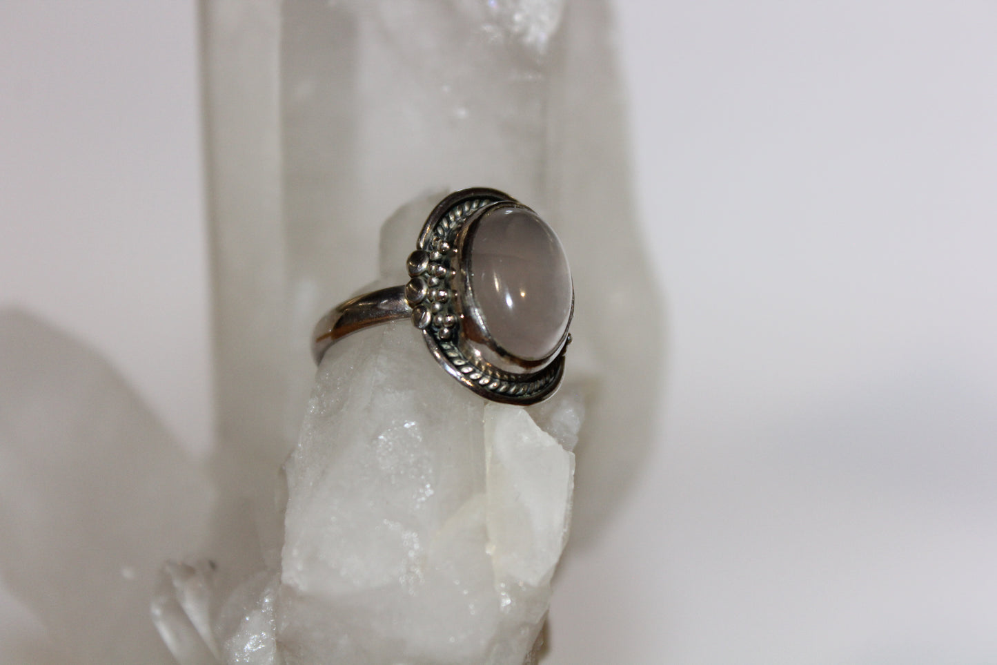 Ring - Rose Quartz - size - 8.5