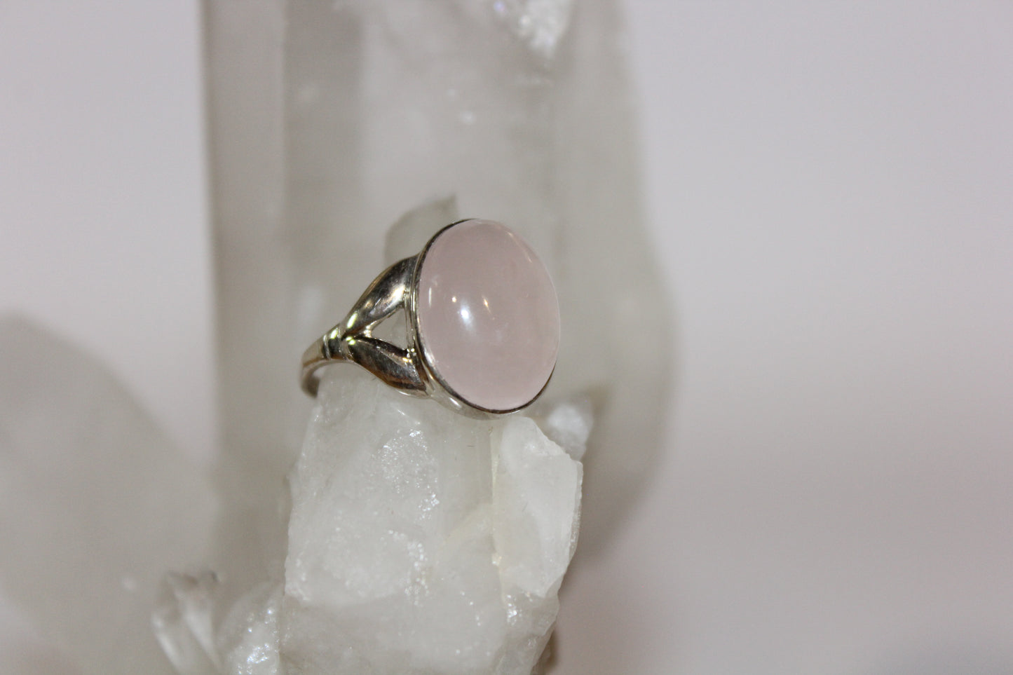 Ring - Rose Quartz - size - 10