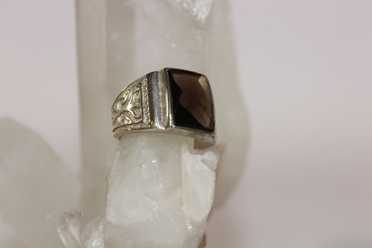 Ring - Smoky Quartz - size - 8