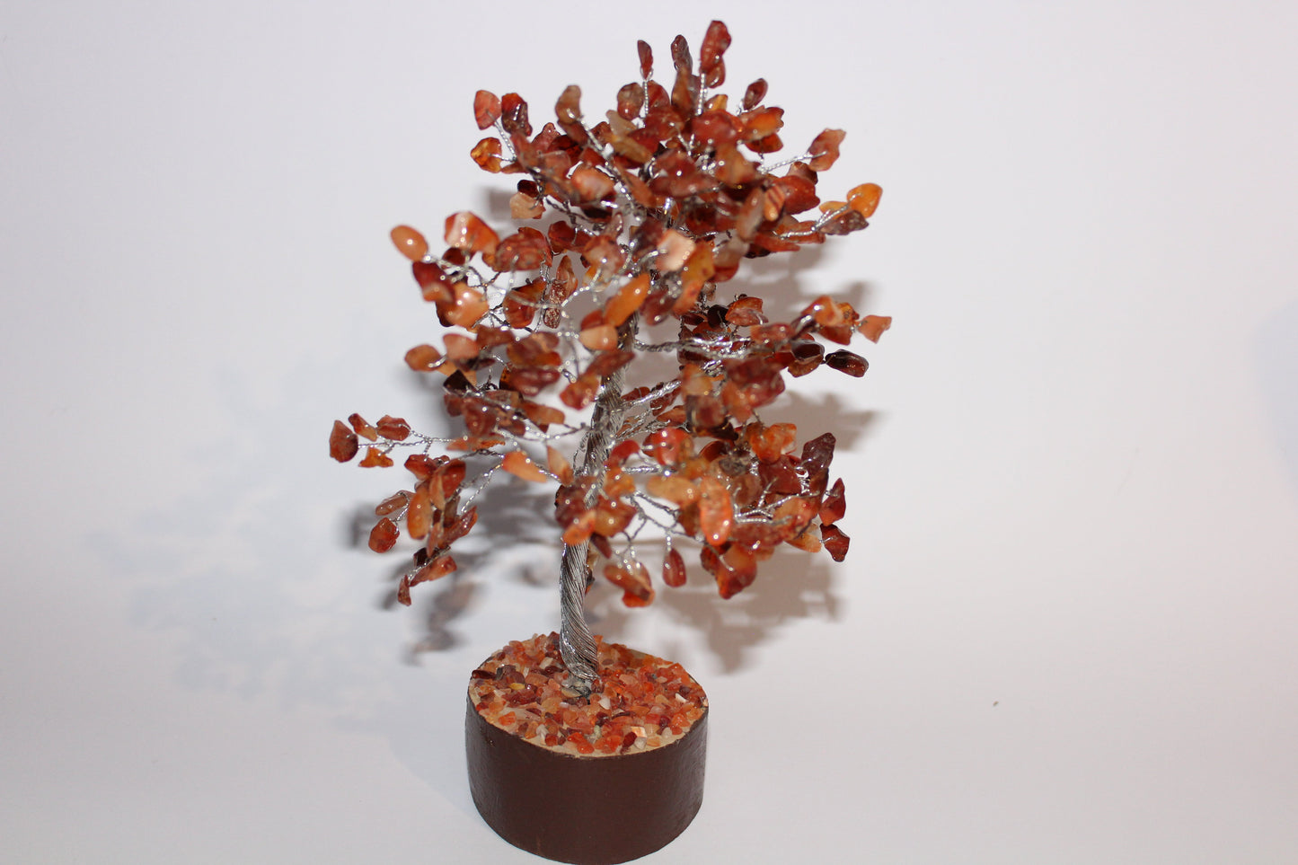 Tree - Carnelian (silver) - med