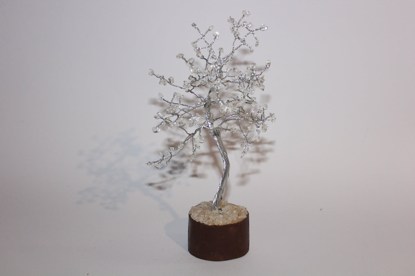 Tree - Clear Quartz (silver) - sml