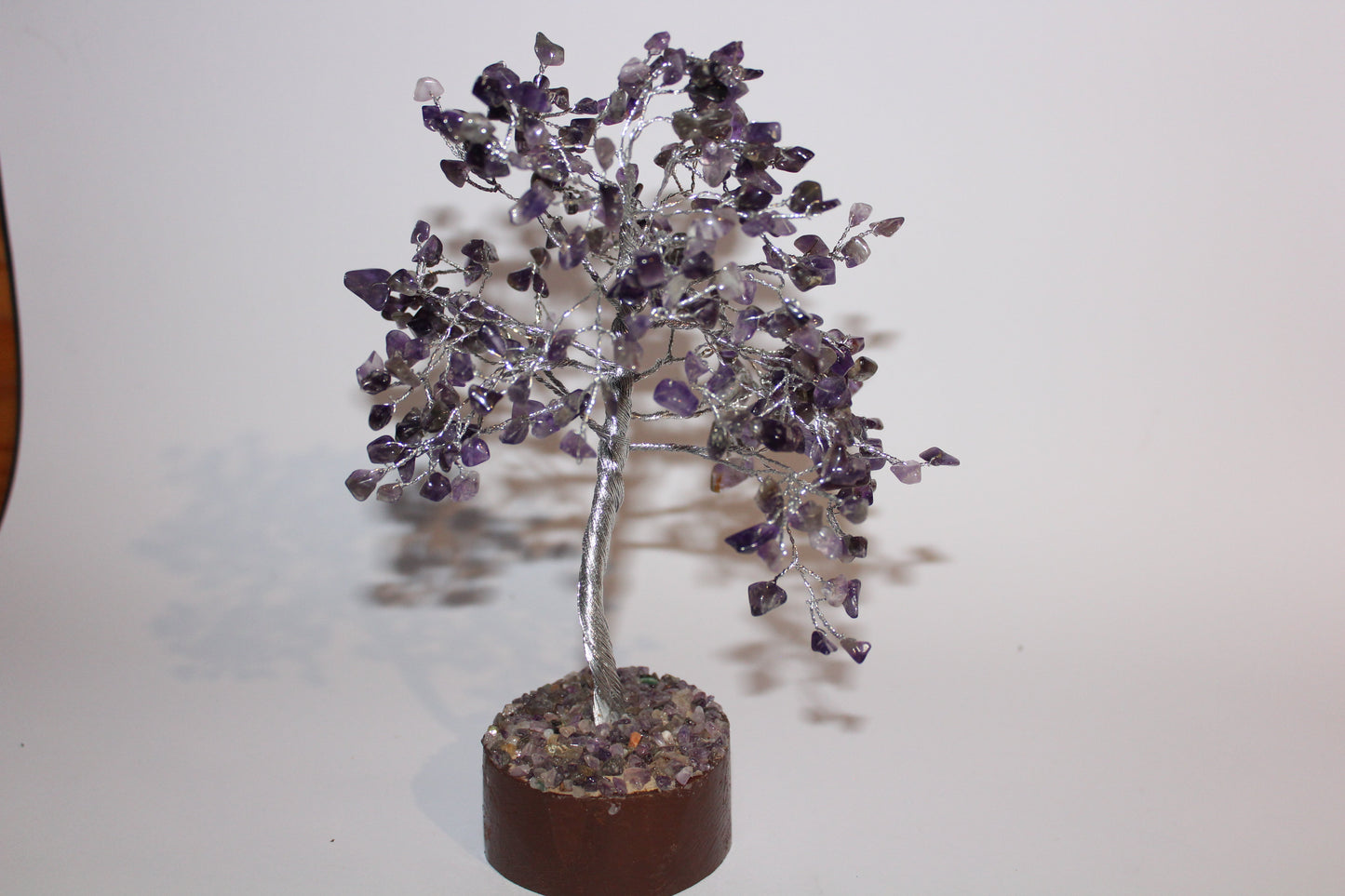 Tree - Amethyst (silver) - med