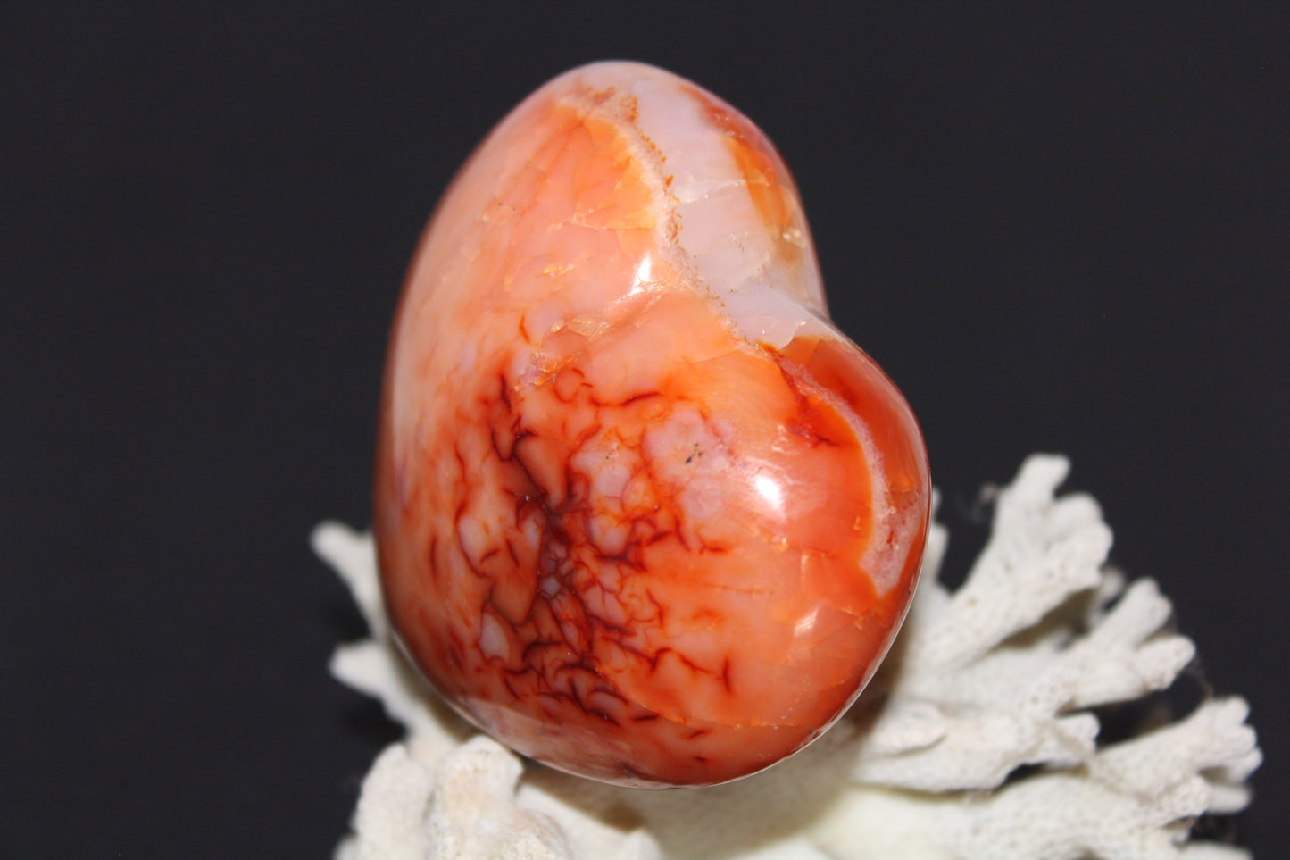 Heart - Carnelian - lge