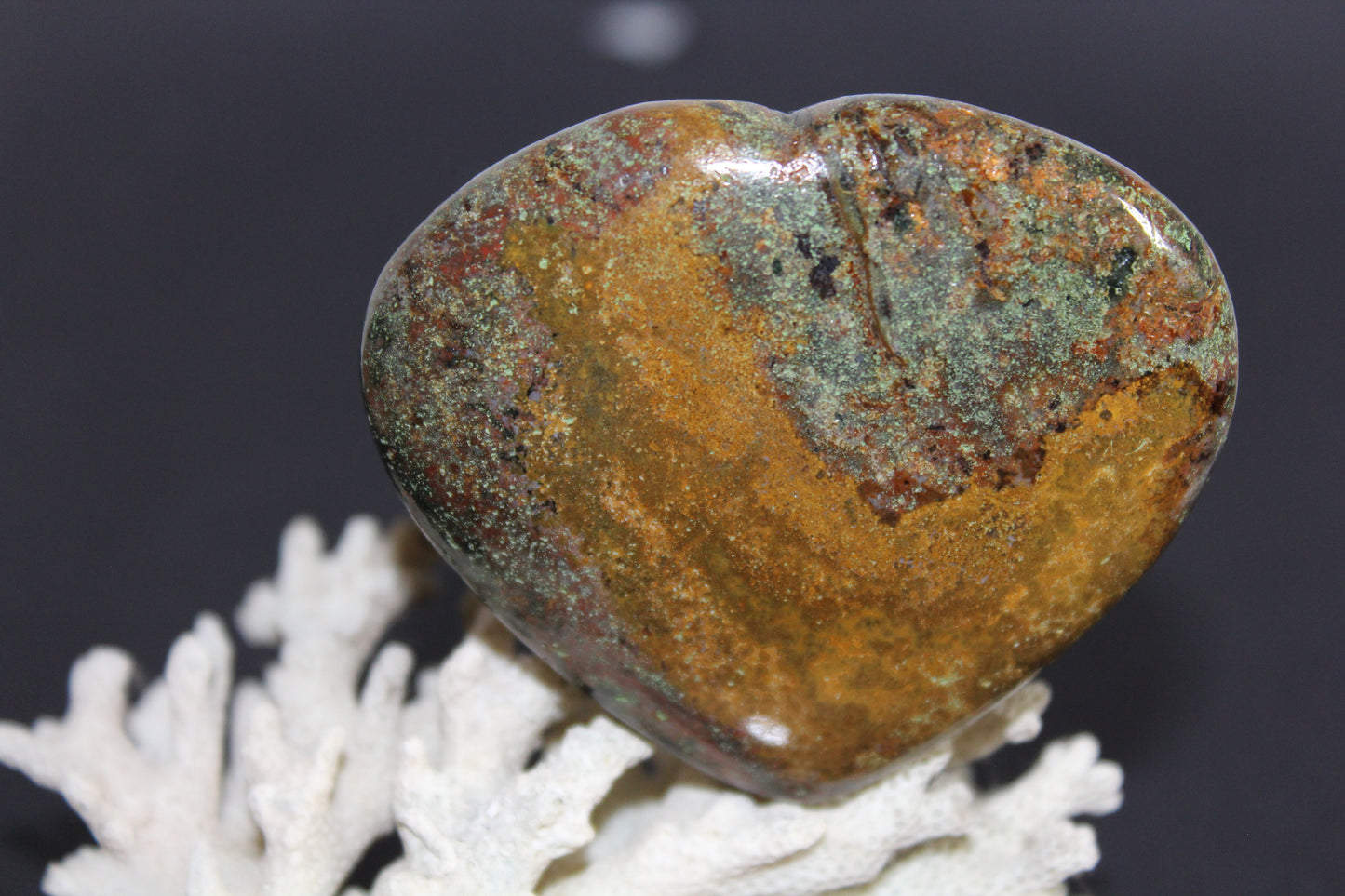 Heart - Ocean Jasper - lge