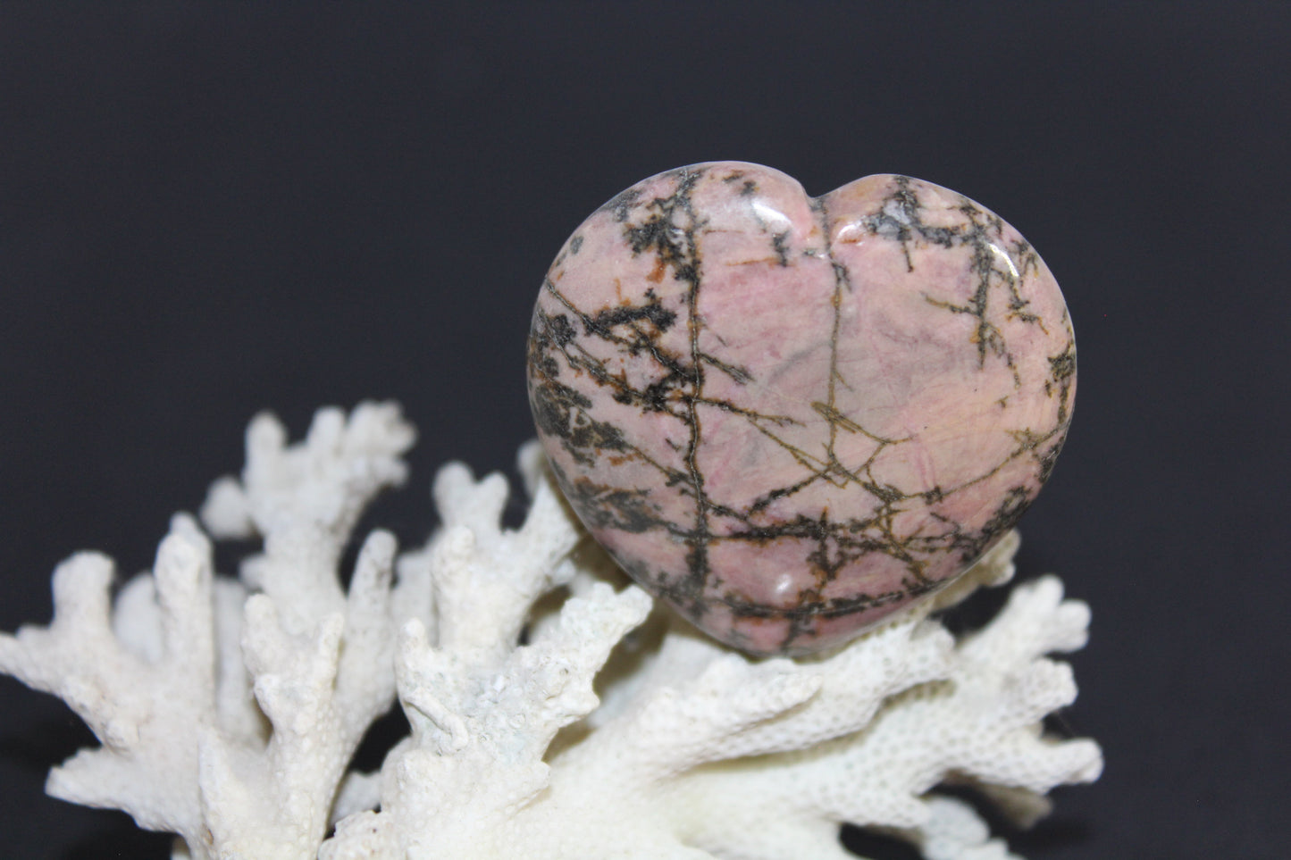 Heart - Rhodonite