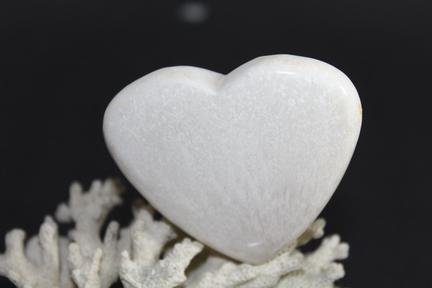 Heart - Scolecite - med/lge
