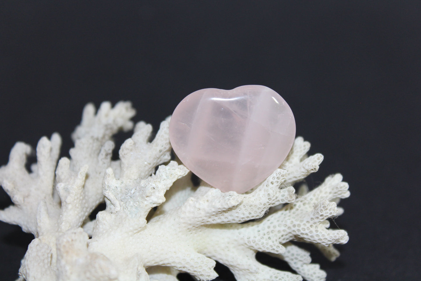 Heart - Rose Quartz - sml