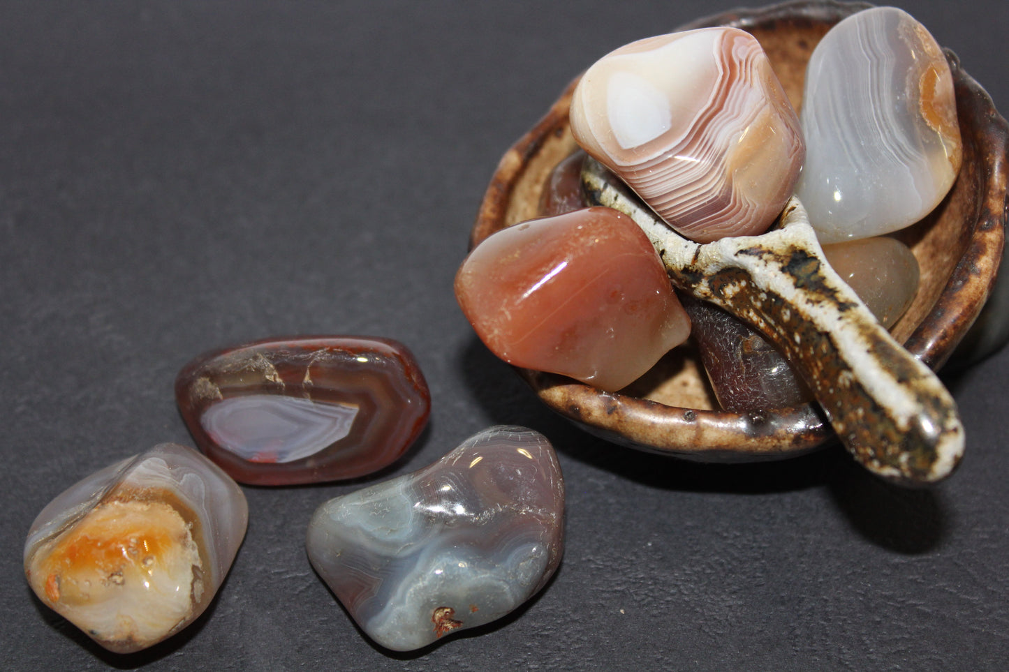 Tumbled - Agate - Natural - lge