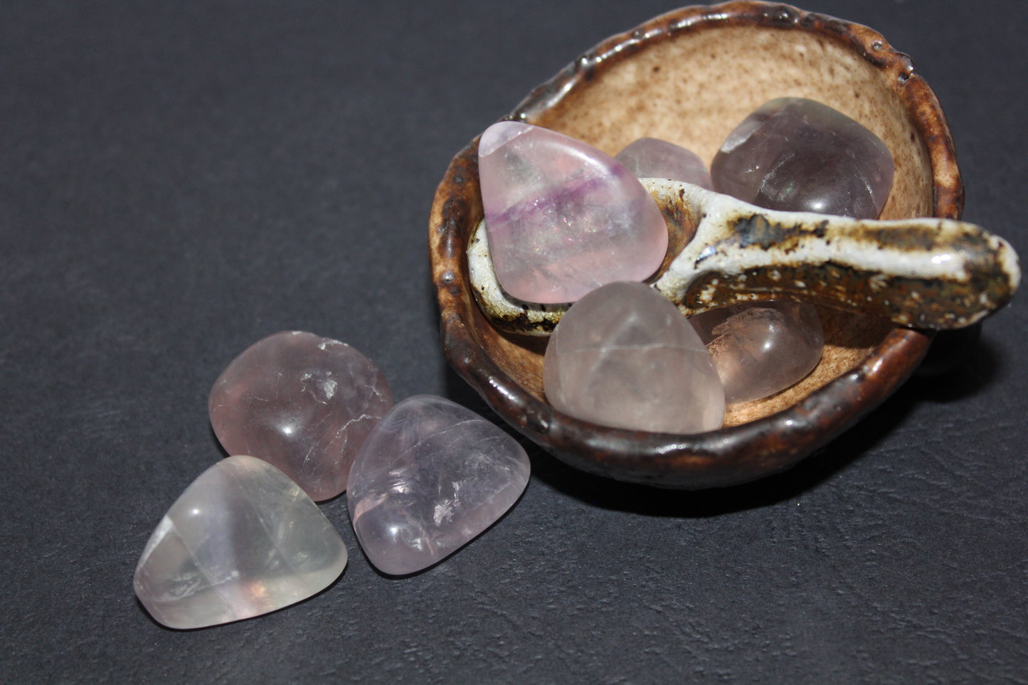 Tumbled - Lavender Fluorite -med