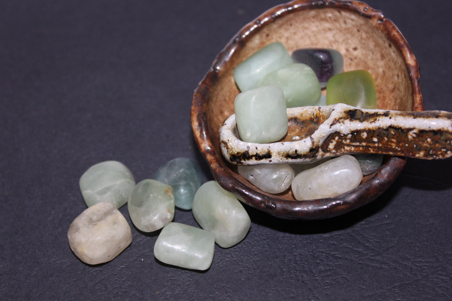 Tumbled - Green Fluorite - xsml