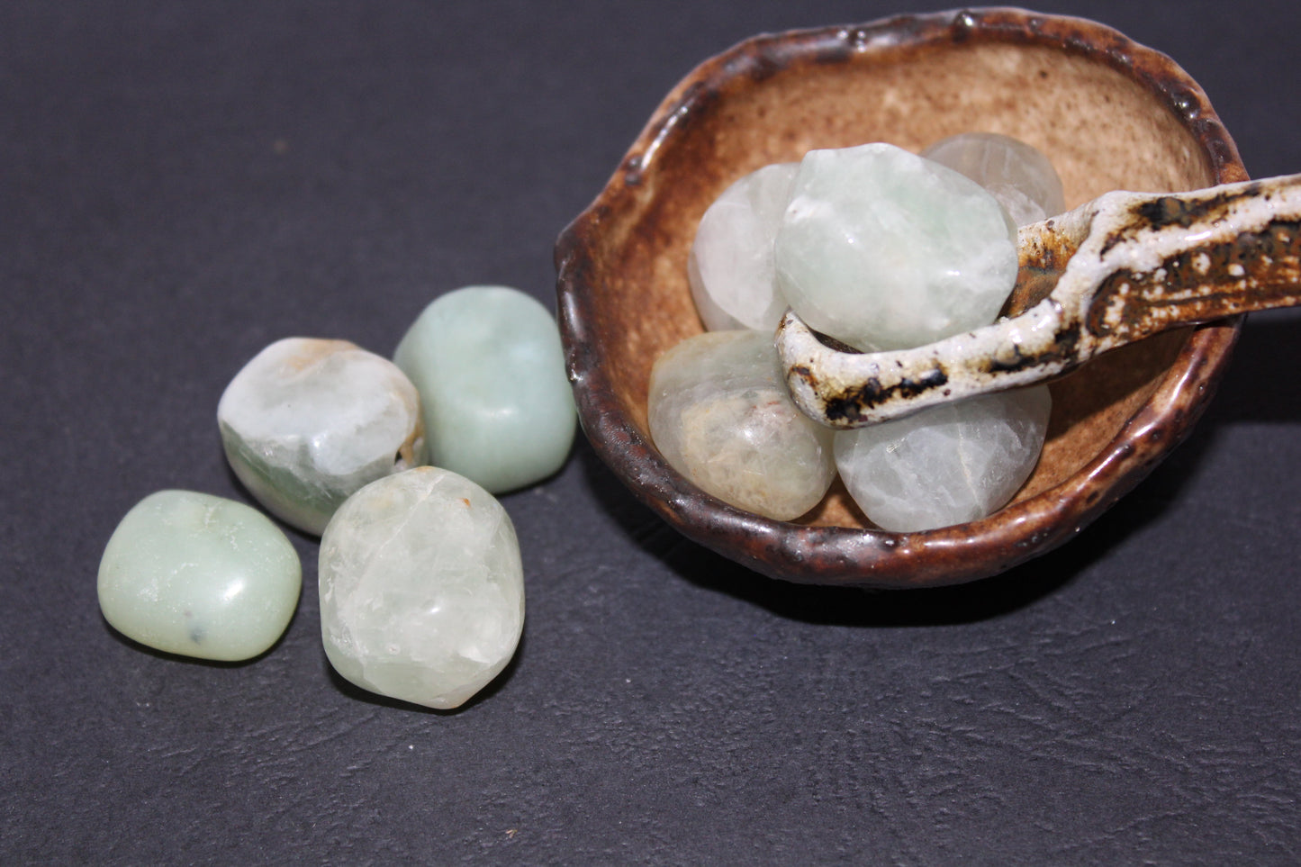 Tumbled - Green Fluorite - med