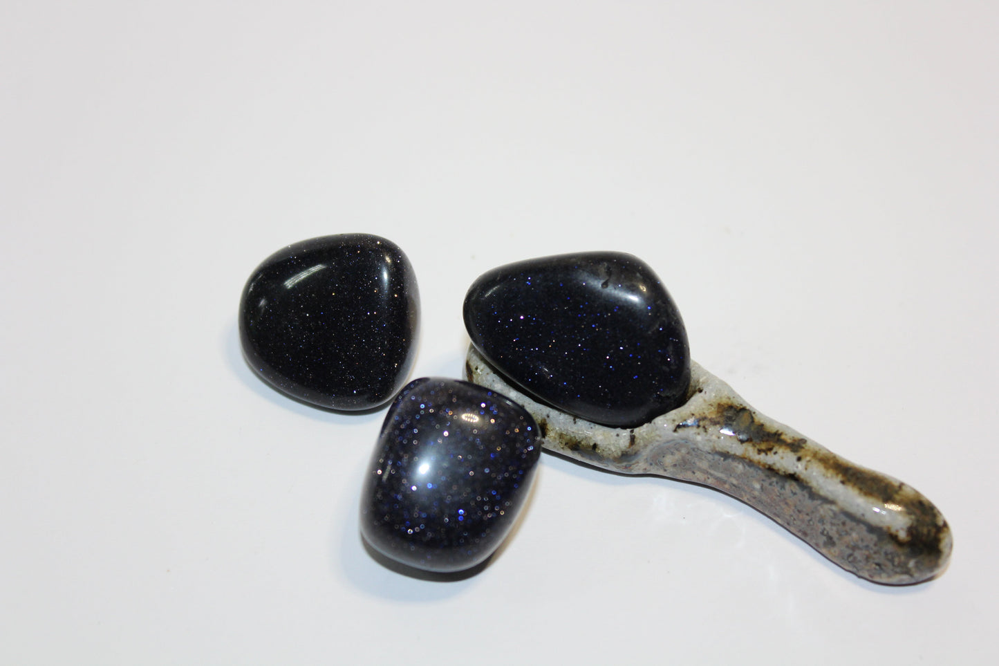 Tumbled - Blue Goldstone - lge