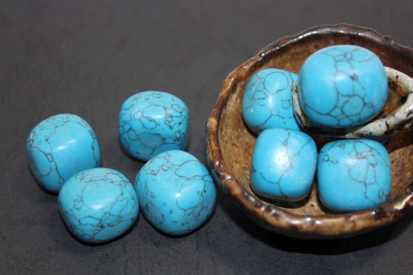 Tumbled - Blue Howlite - sml