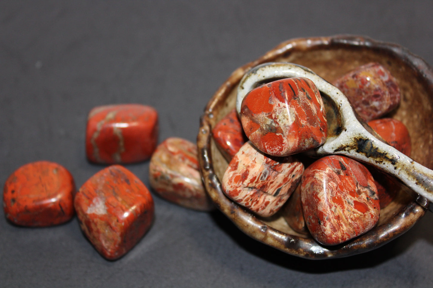 Tumbled - Brecciated Jasper - med