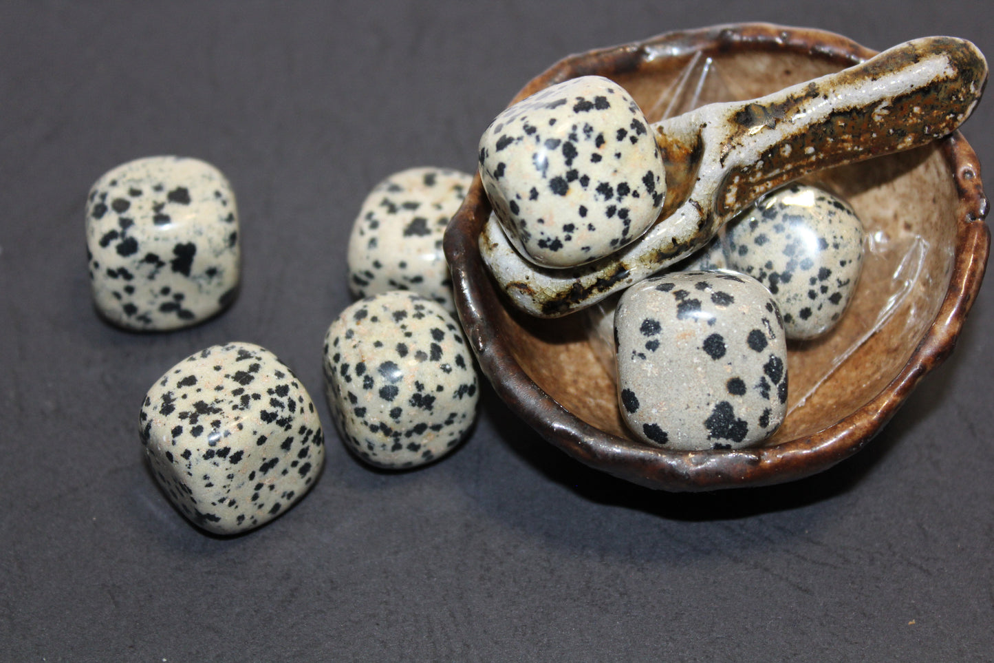 Tumbled - Dalmatian Jasper - lge