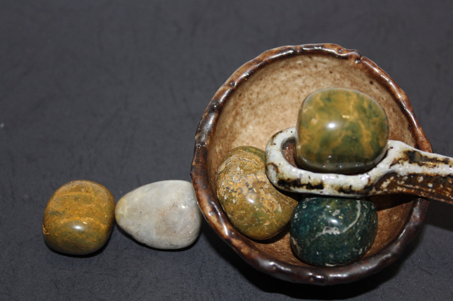 Tumbled - Ocean Jasper - med
