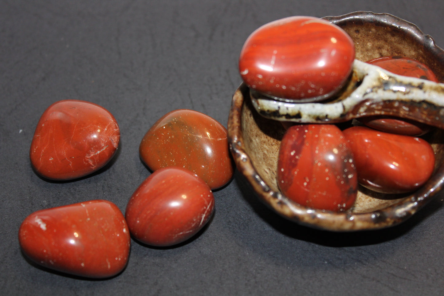 Tumbled - Red Jasper - med/lge