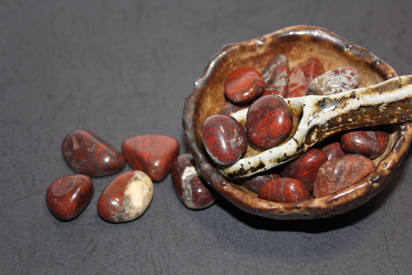 Tumbled - Red Poppy Jasper - sml