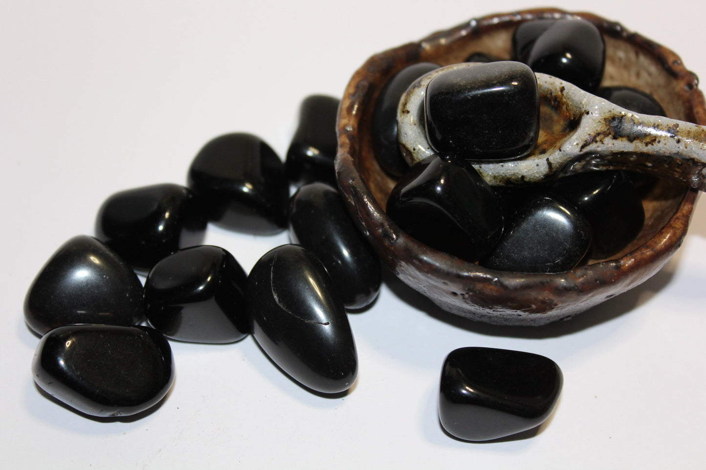 Tumbled - Obsidian - med