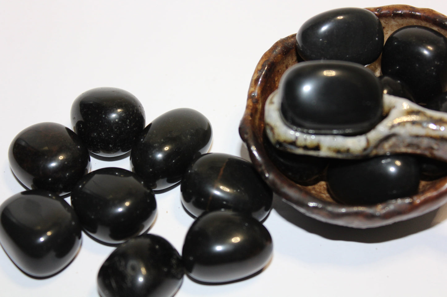 Tumbled - Obsidian - med/lge