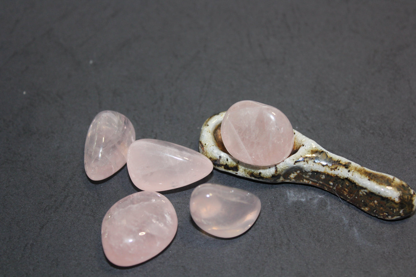 Tumbled - Rose Quartz - A+ - med