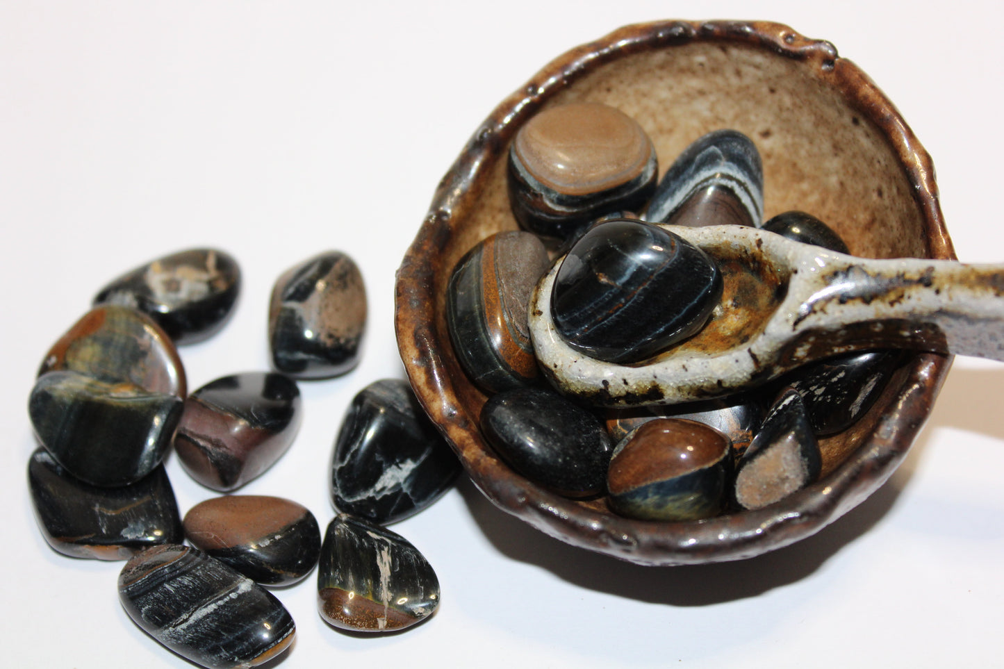 Tumbled - Blue Tiger Eye - xsml