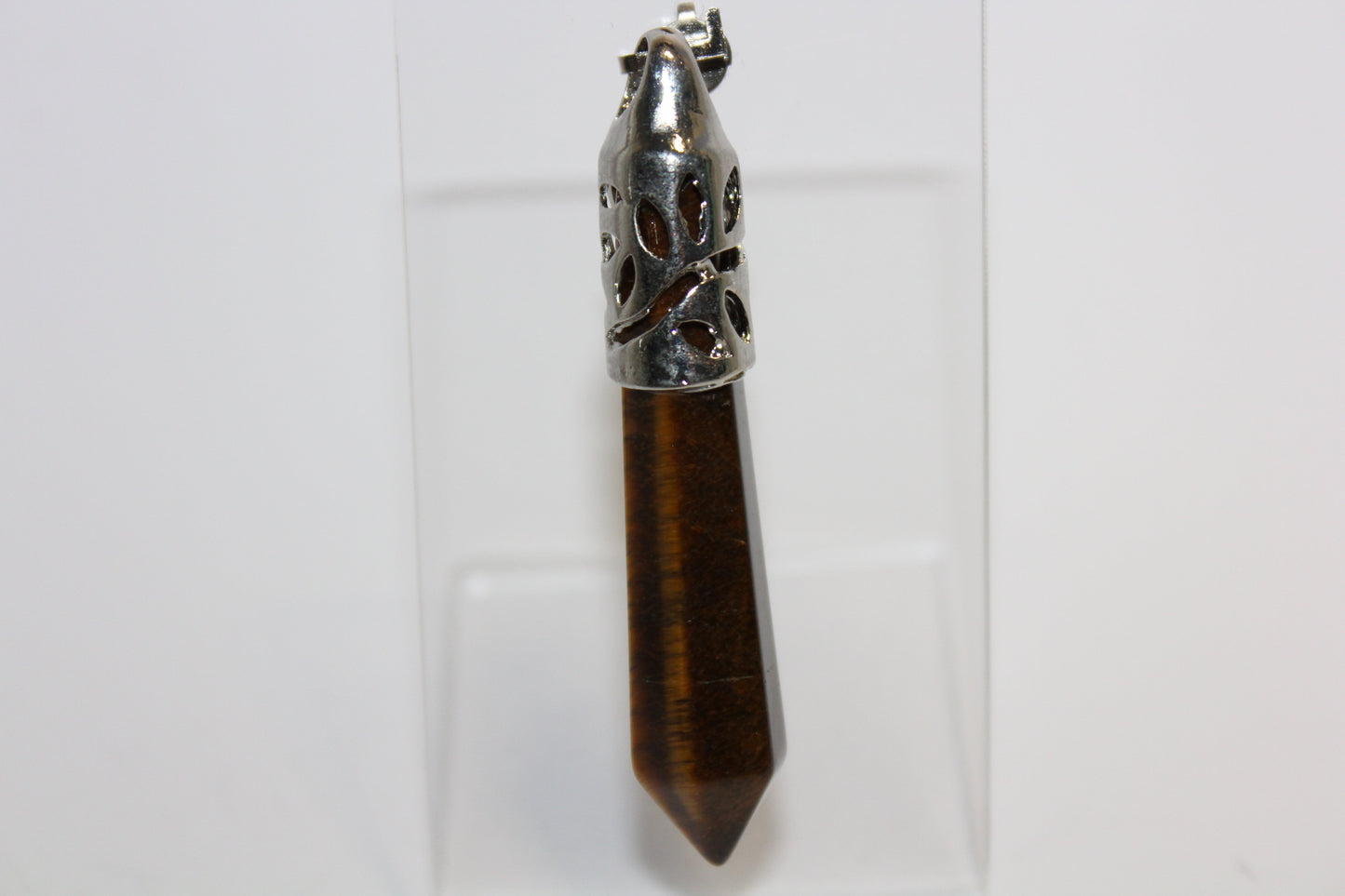 Pendant - Wand - Tiger Eye - lge