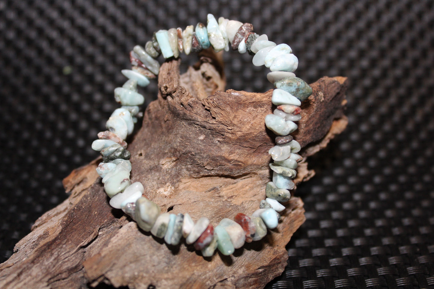 Bracelet - Chip - Larimar (Browns/Blues)