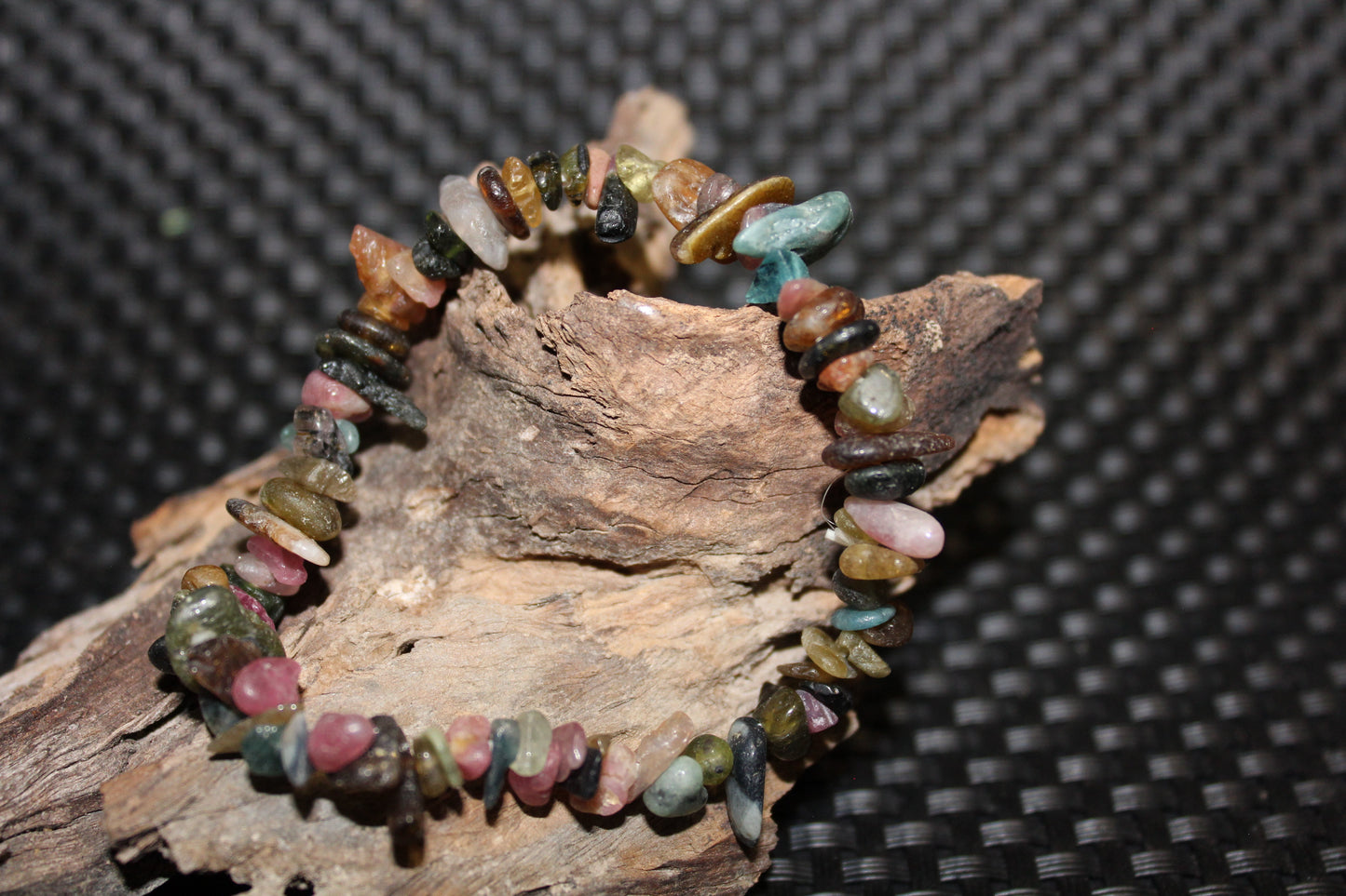 Bracelet - Chip - Tourmaline - mixed
