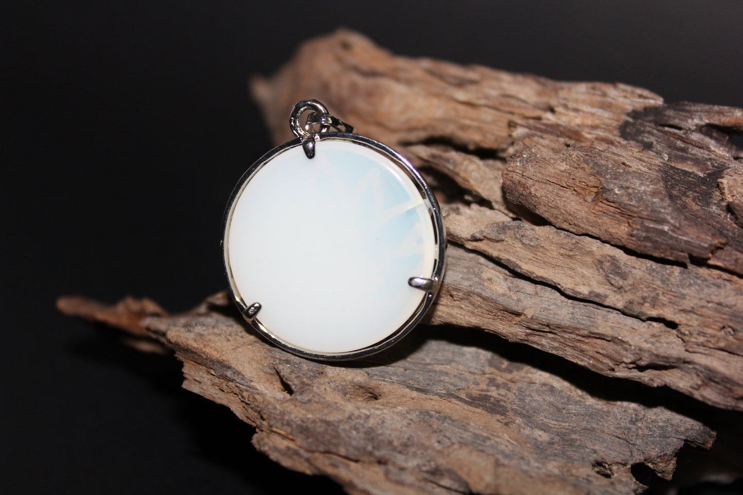 Pendant - Buddha/Lotus Flower - Opalite