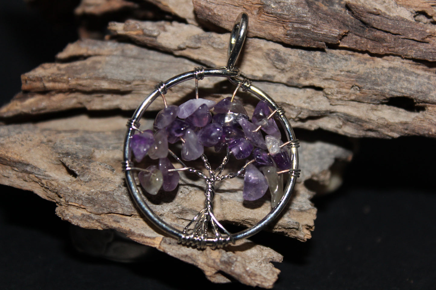Pendant - Tree of Life - Amethyst