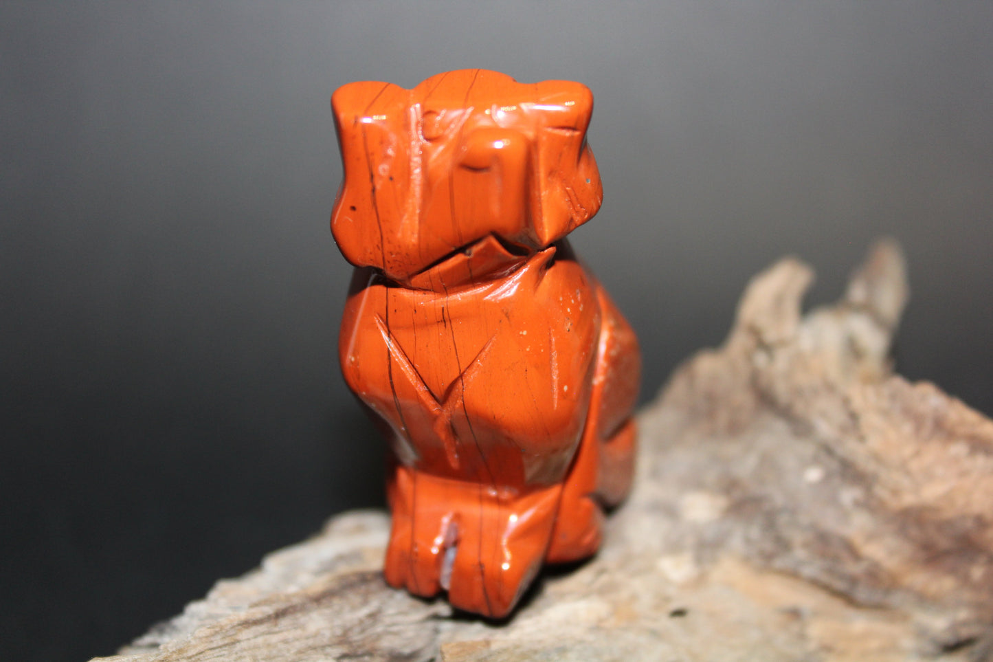 Animals - Dog - Red Jasper