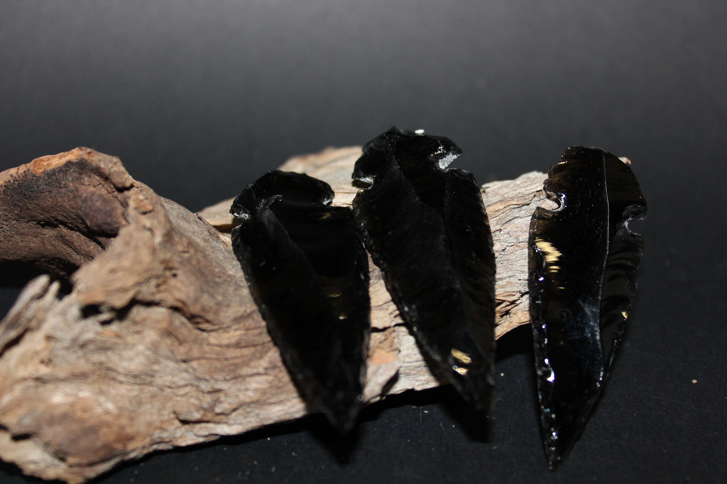 Carved - Arrow Head - Obsidian