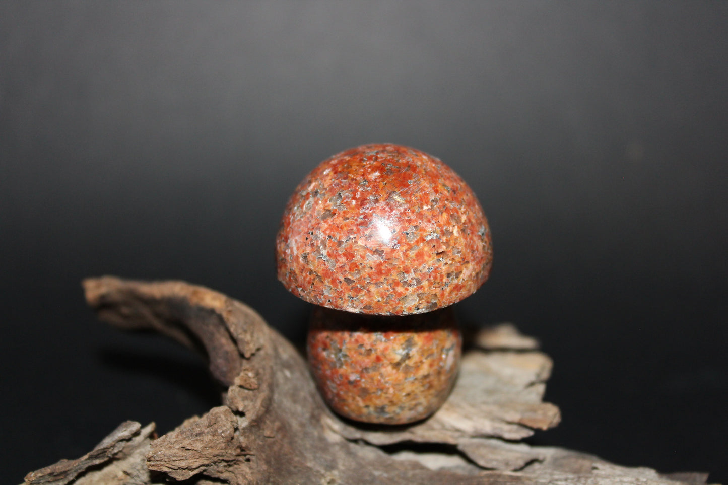 Carved - Mushroom - Red Jasper