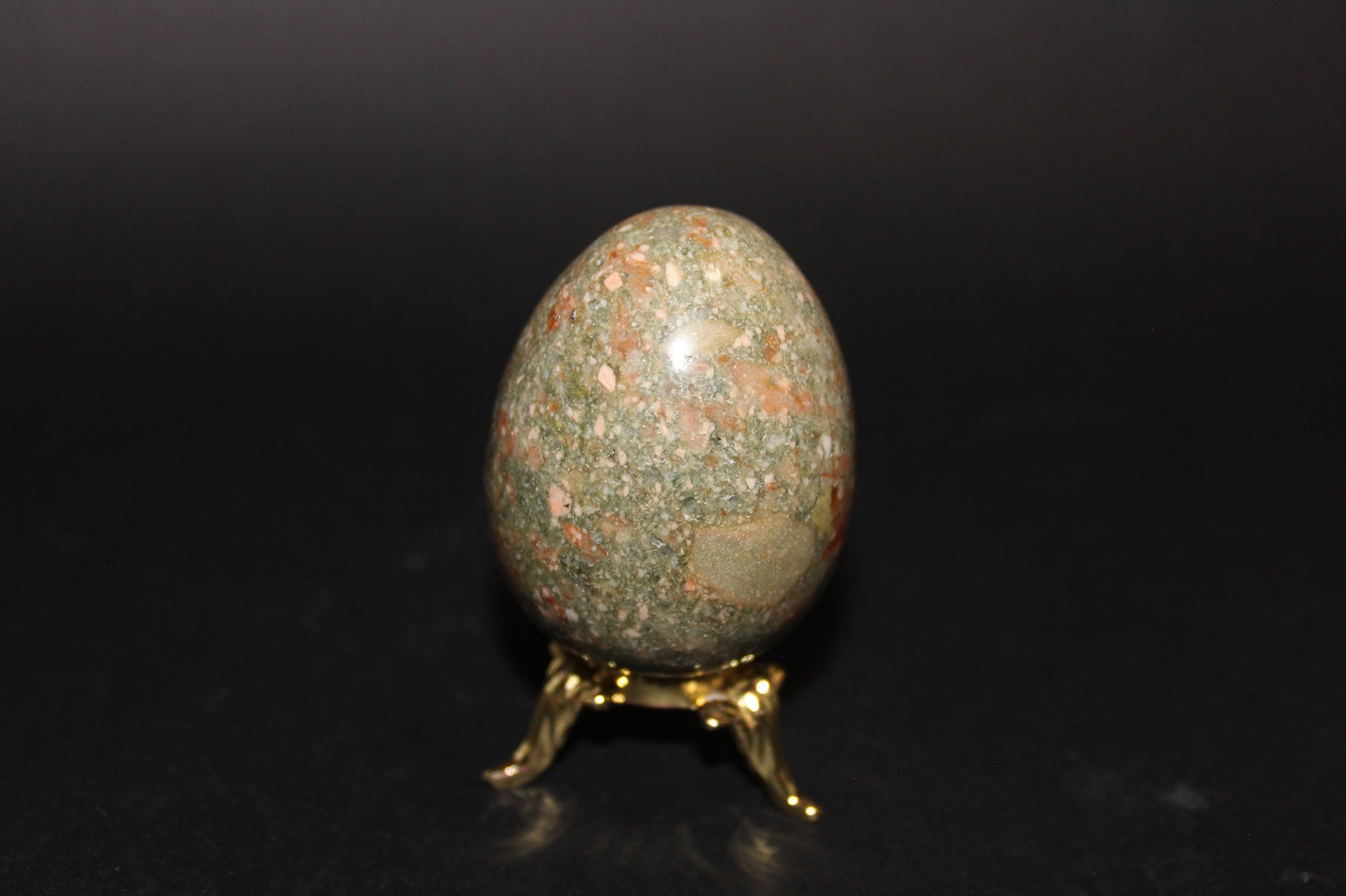 Carved - Egg - Unakite