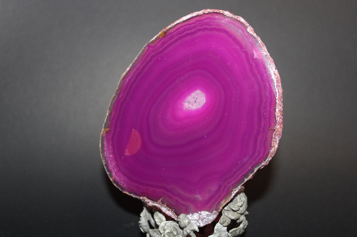Polished Slice - Agate (Pink) - lge