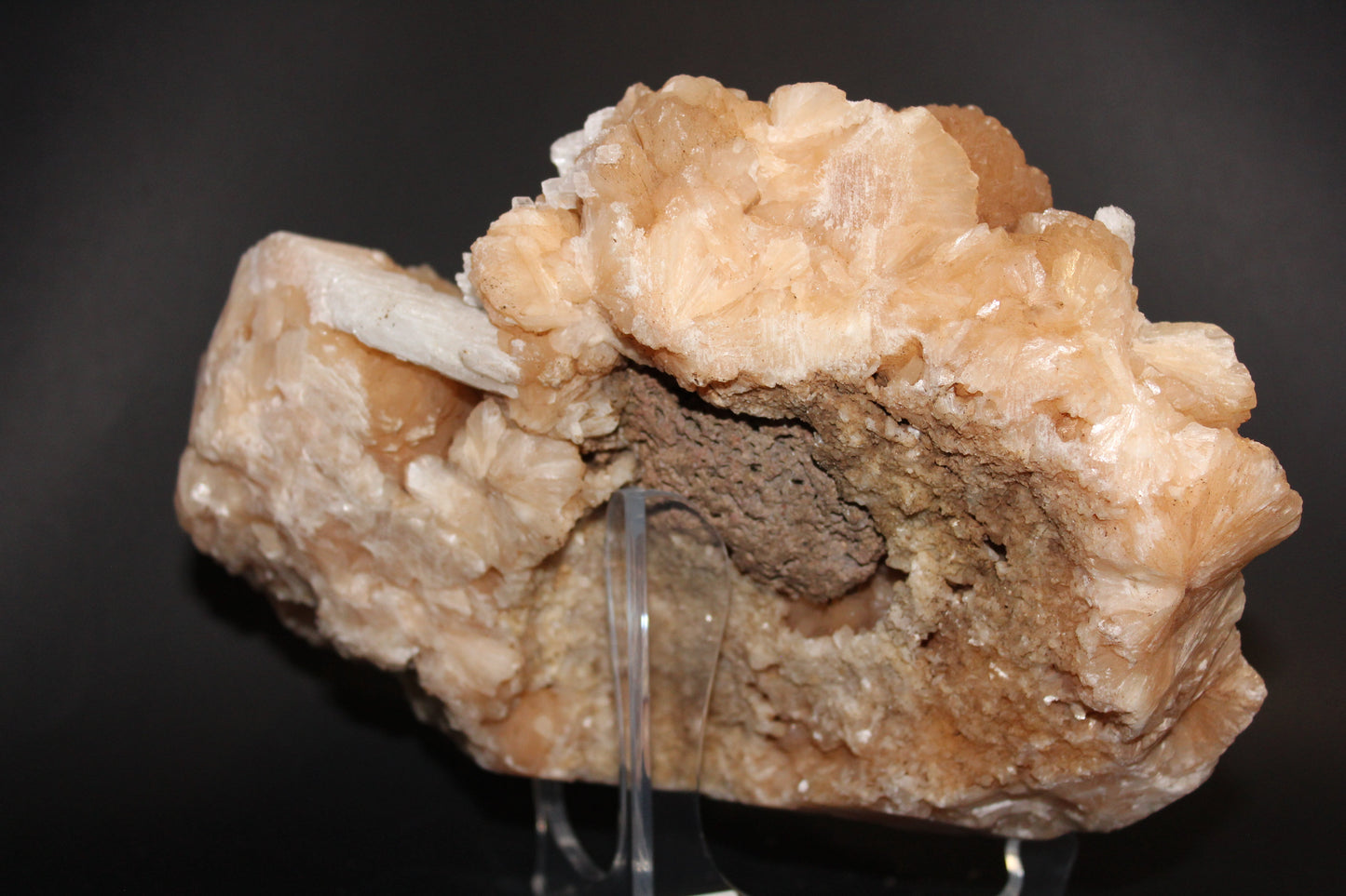 Raw - Stilbite (with Calcite) - xlge