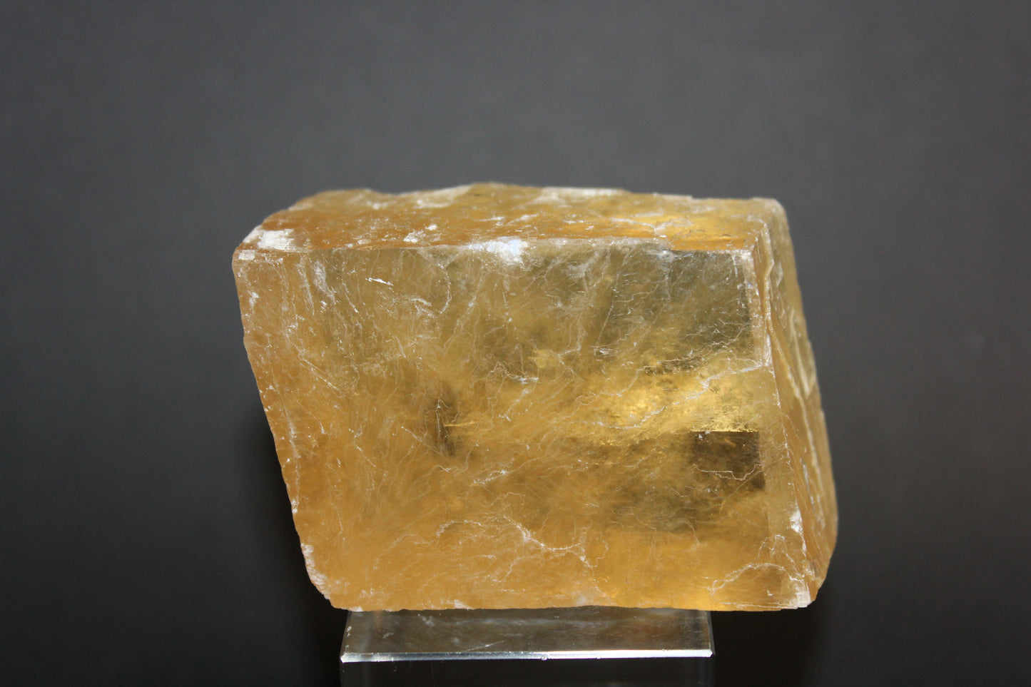 Raw - Honey Calcite (Rhomboid) - lge