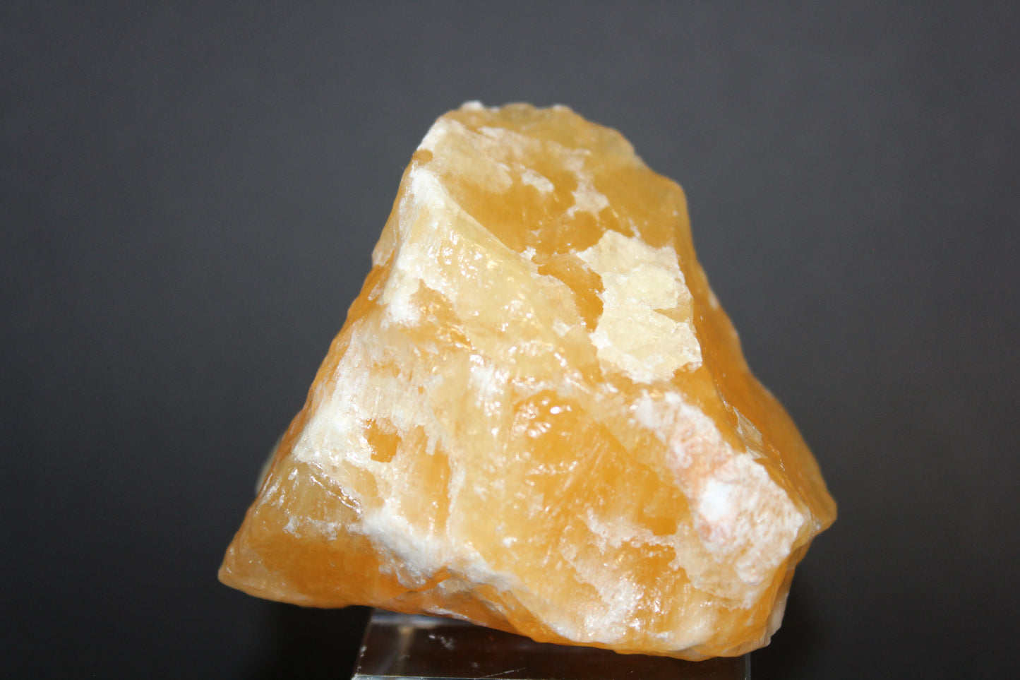Raw - Orange Calcite - med
